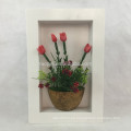 Planta de regalo de los fabricantes de plantas de flores artificiales para la decoración de la pared